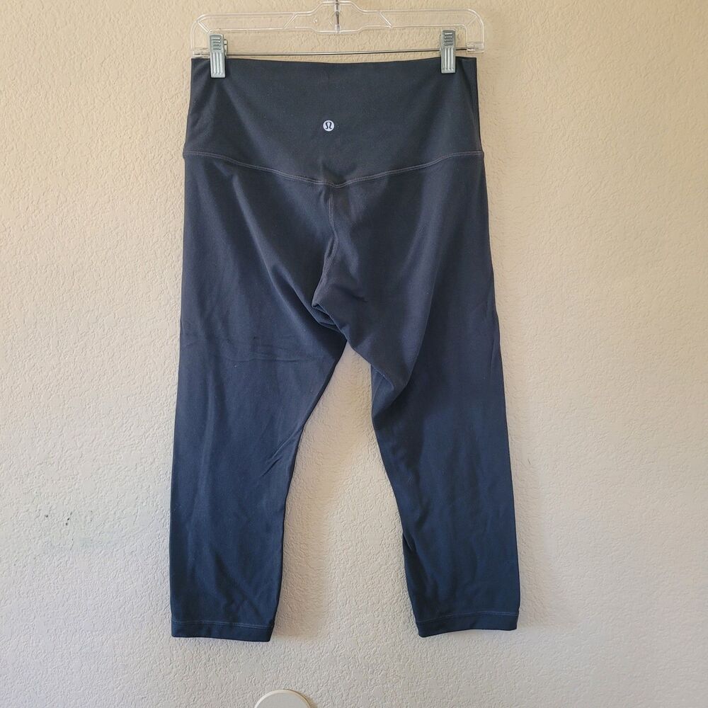Lululemon Align Crop 21" Pants Womens Size 10 Gray Leggings Yoga Athletic W6AS8S